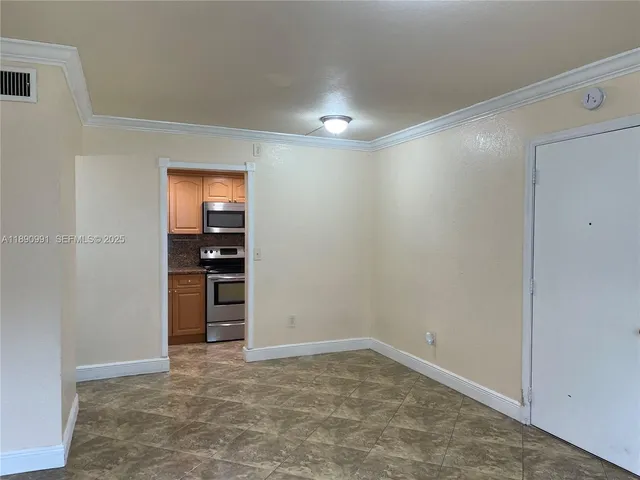 a view of empty room