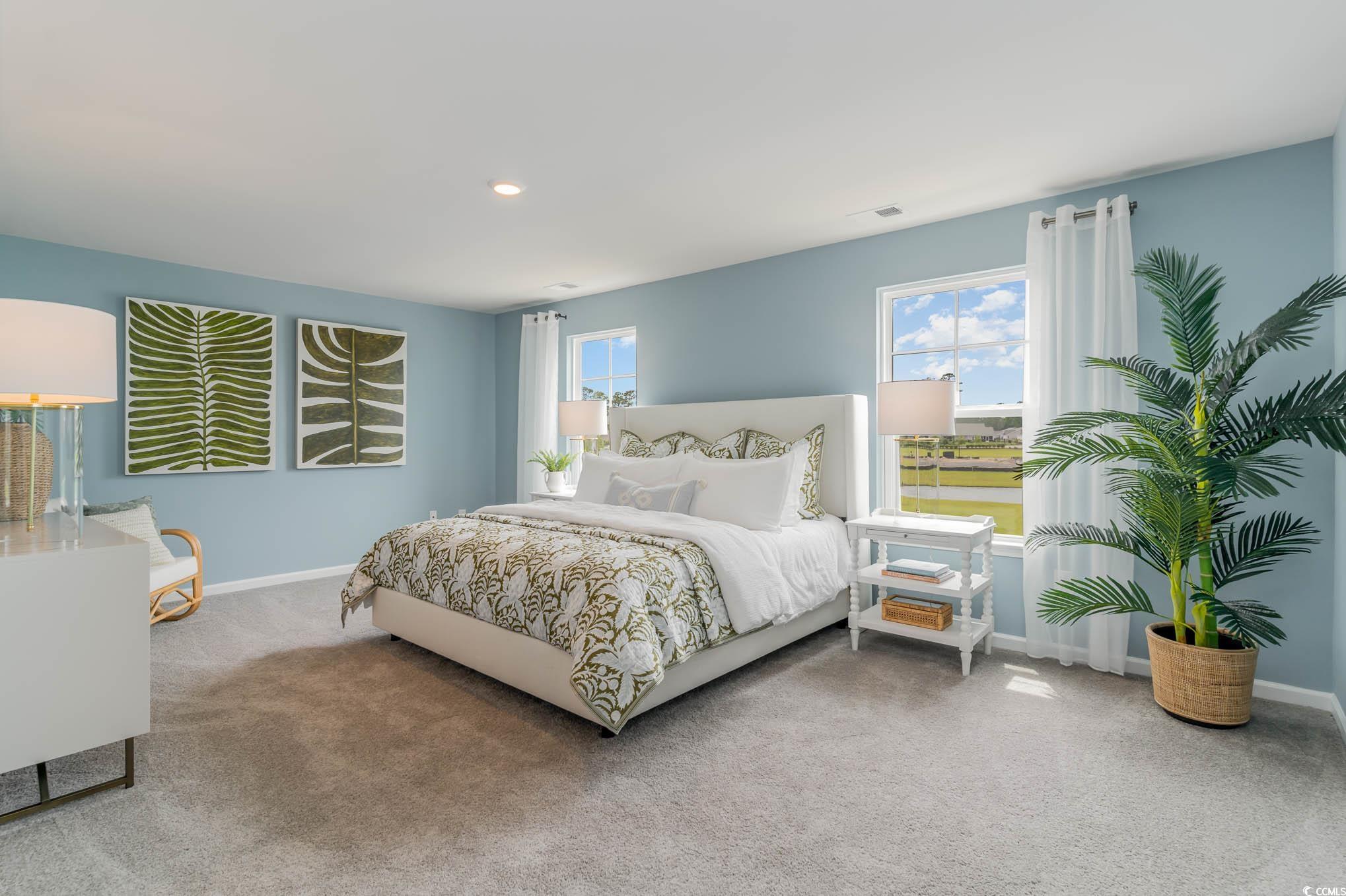 137 Homestead Way Myrtle Beach, SC 29588 - Photo 15 of 27 Bedroom featuring carpet flooring and recessed lighting
