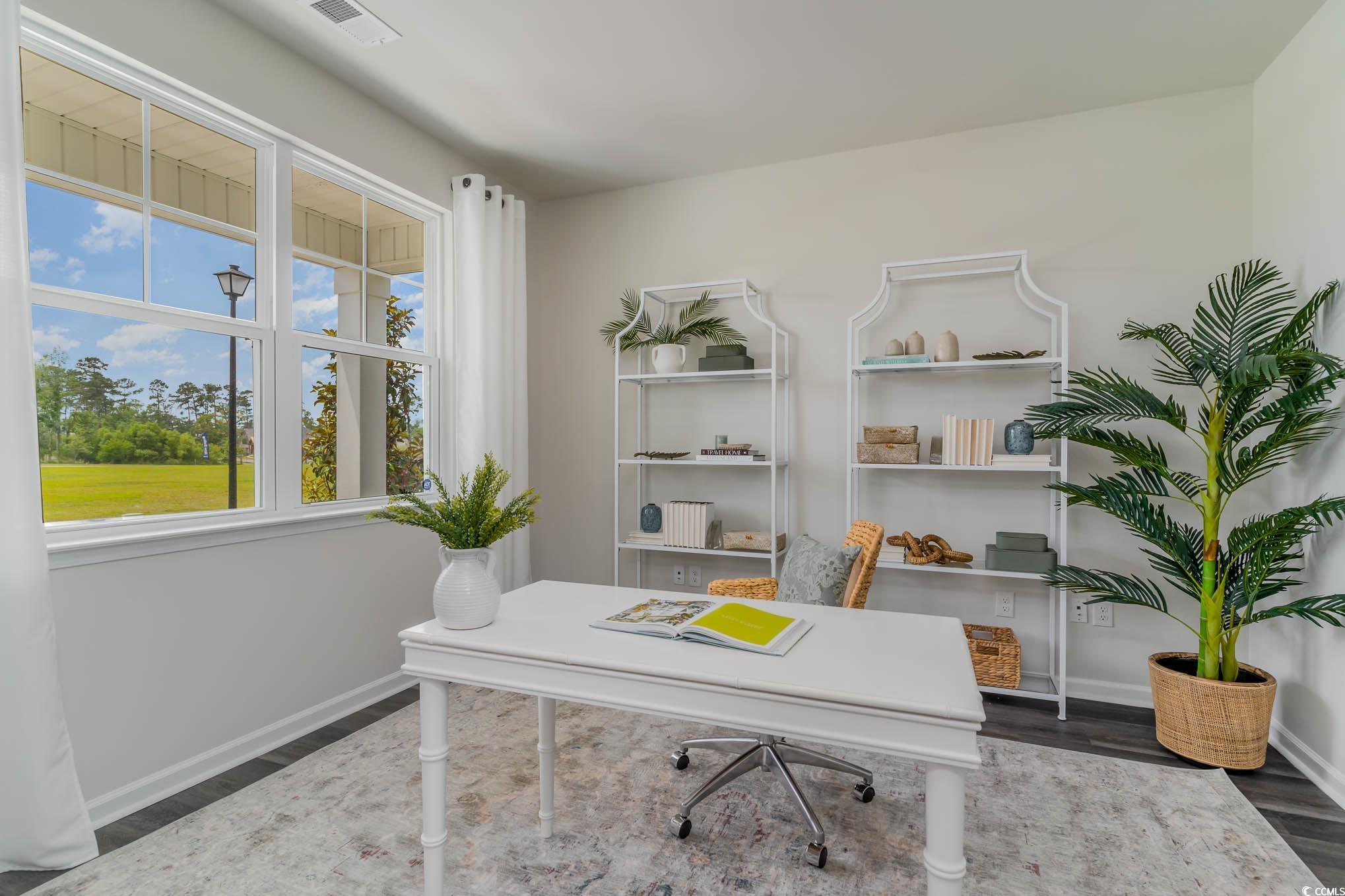 137 Homestead Way Myrtle Beach, SC 29588 - Photo 5 of 27 Office featuring dark wood finished floors and baseboards