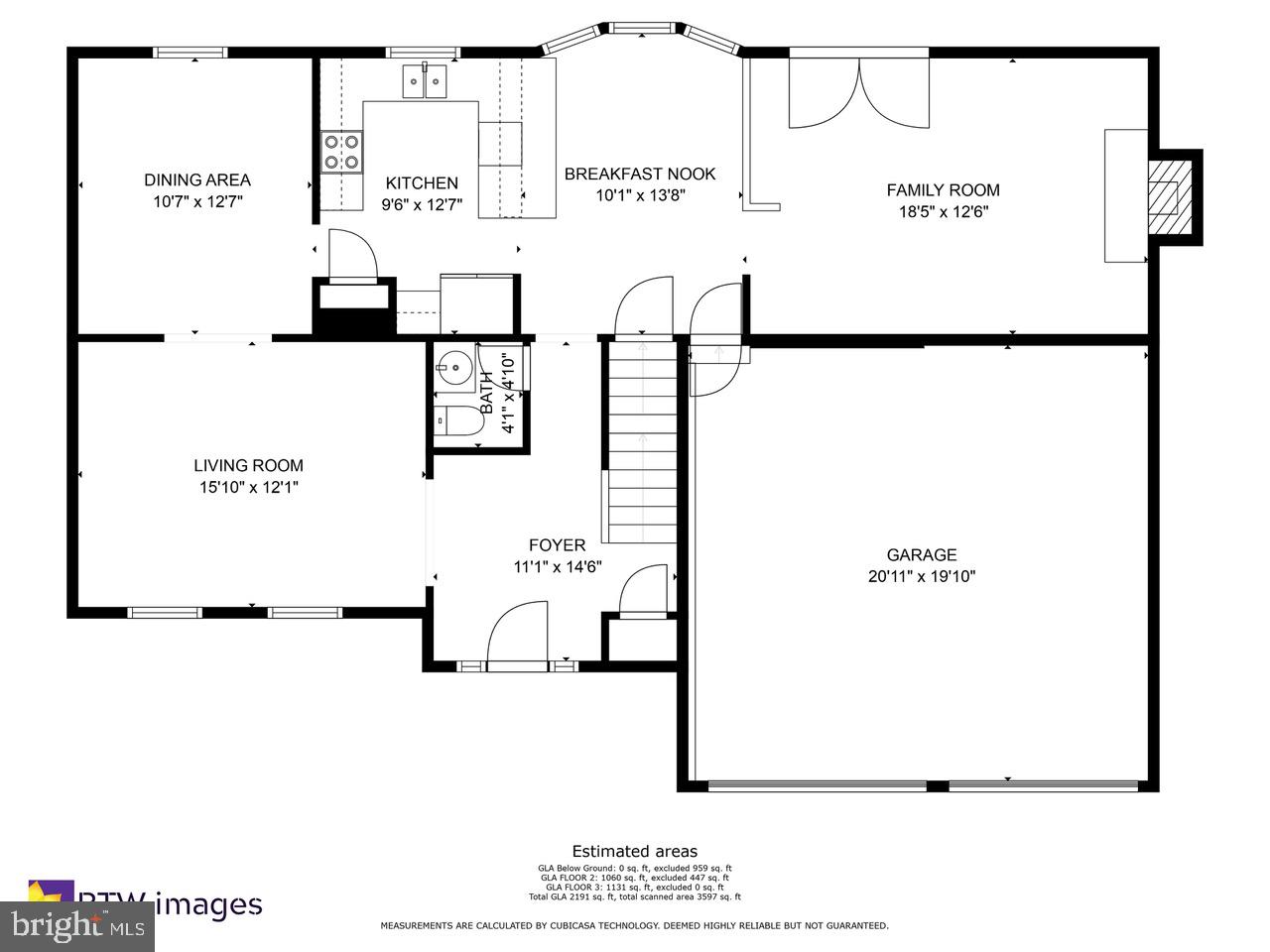 2235 Halter Lane Reston, VA 20191 - Photo 28 of 31 Main level floor plan