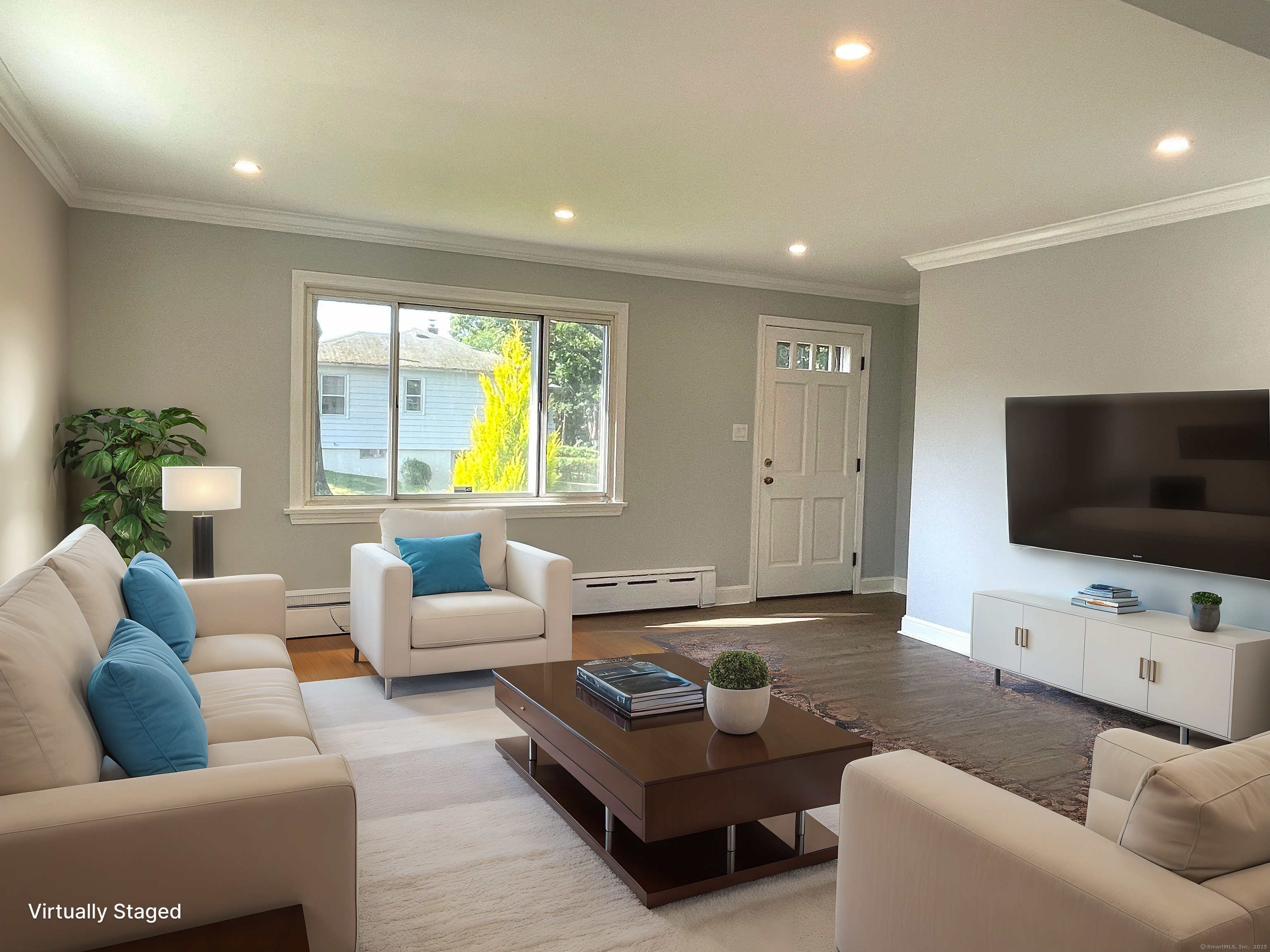 55 Yeaton Street Waterbury, CT 06708 - Photo 1 of 1 Living room Virtually staged
