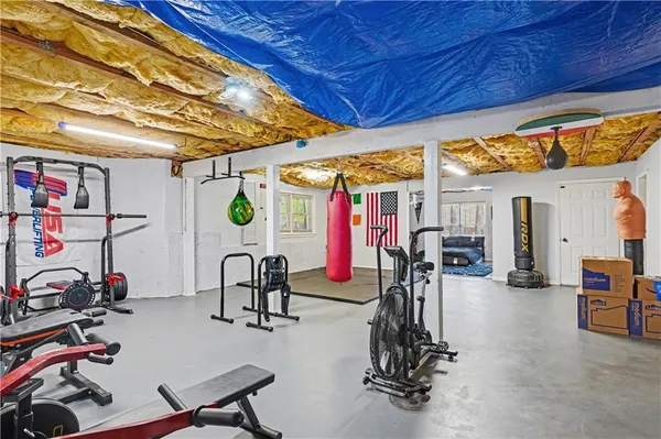 a view of gym