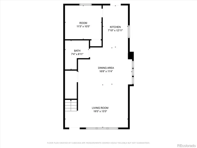 a view of a house with a patio