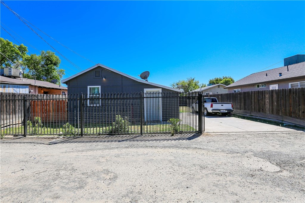 a view of wooden fence