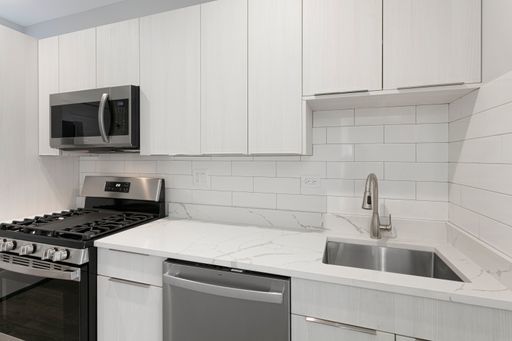 1700 West Juneway Terrace, Unit 3A Chicago, IL 60626 - Photo 5 of 17 a kitchen with a sink stove and microwave