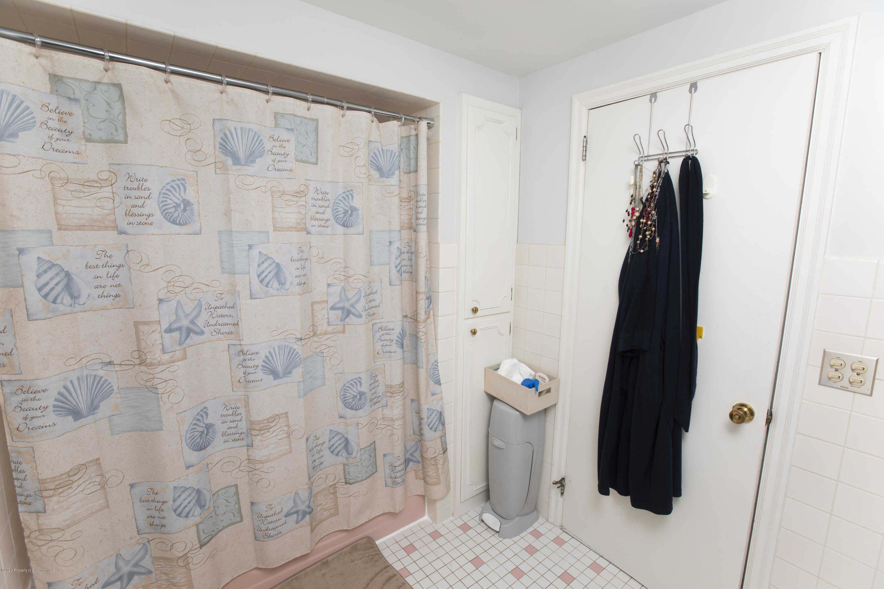 105 Sturbridge Road Clarks Summit, PA 18411 - Photo 22 of 56 a bathroom with a shower and a mirror