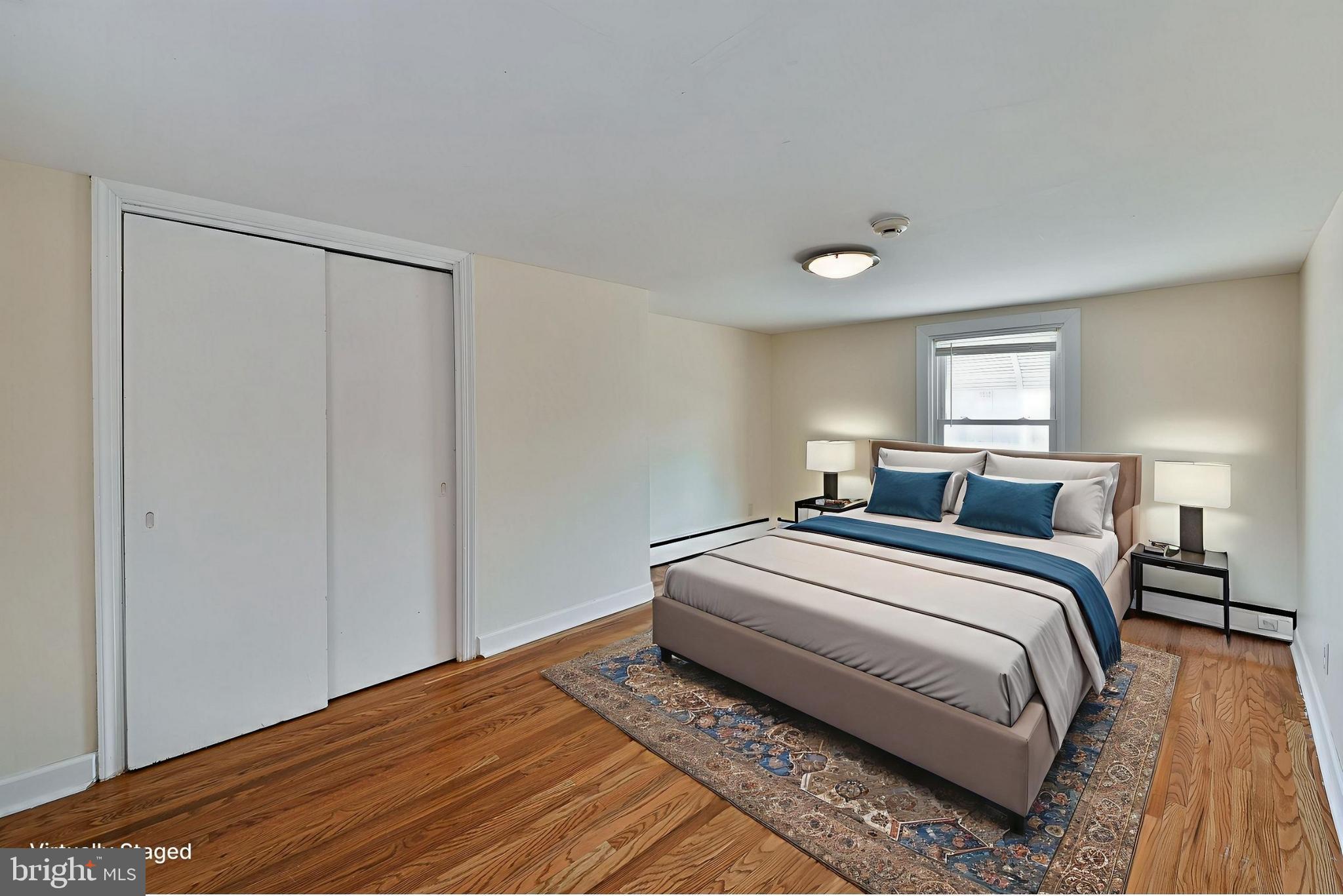 456 North Easton Road Glenside, PA 19038 - Photo 13 of 18 2ND bedroom with ample light & storage VSTAGED