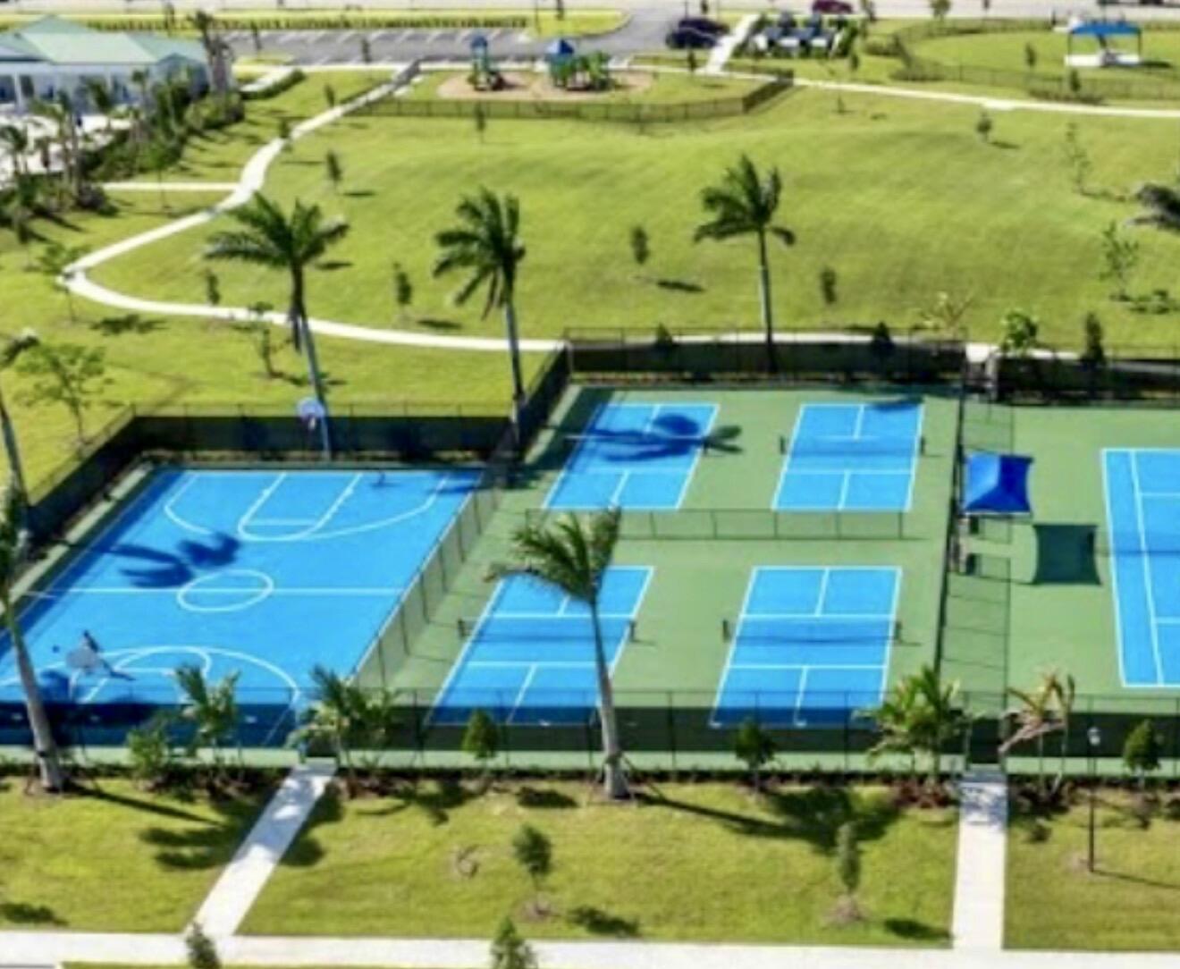 12574 Southwest Forli Way Port St. Lucie, FL 34987 - Photo 62 of 65 Basketball & Pickleball Courts