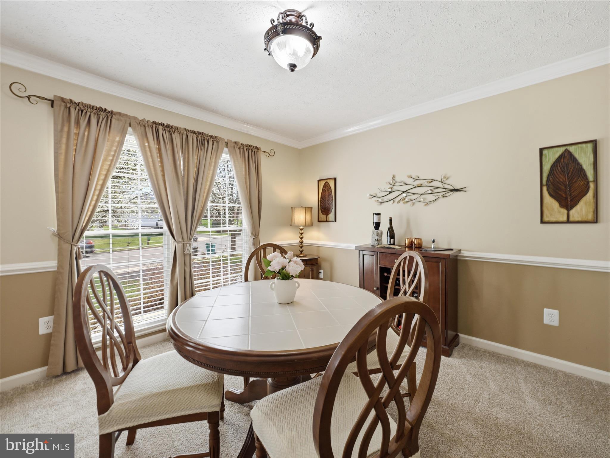 7 Coldstream Court Boonsboro, MD 21713 - Photo 18 of 43 a view of a dining room with furniture window and outside view