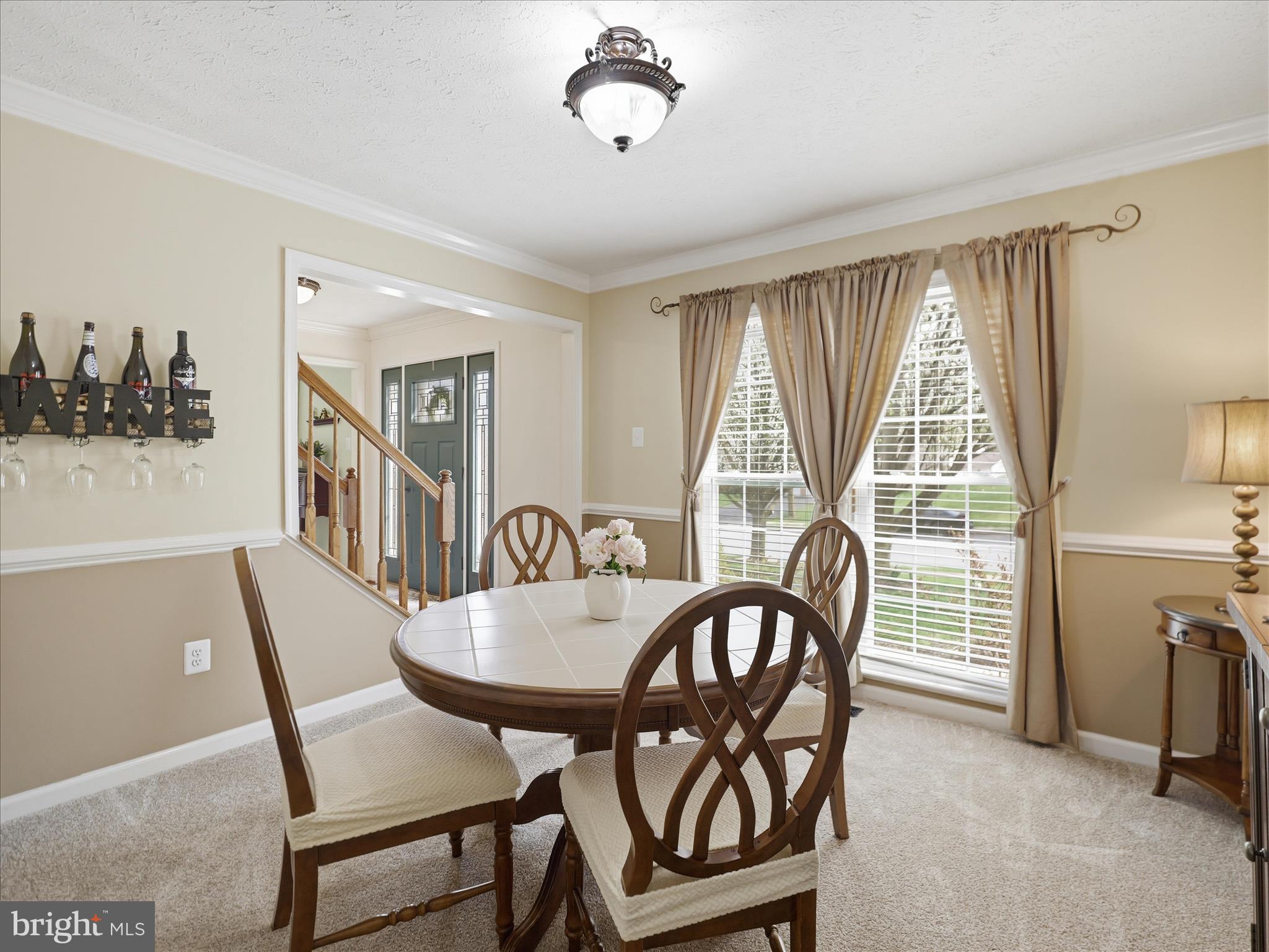 7 Coldstream Court Boonsboro, MD 21713 - Photo 19 of 43 a view of a dining room with furniture window and outside view