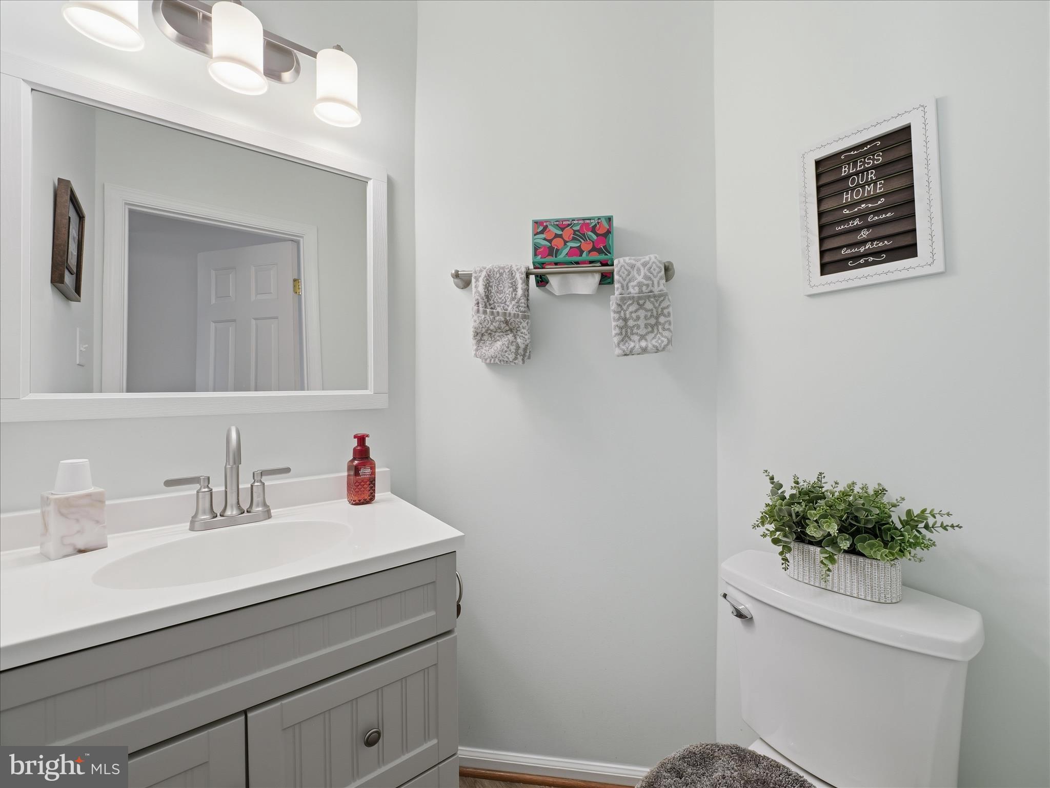 7 Coldstream Court Boonsboro, MD 21713 - Photo 21 of 43 a bathroom with a sink a vanity and a toilet
