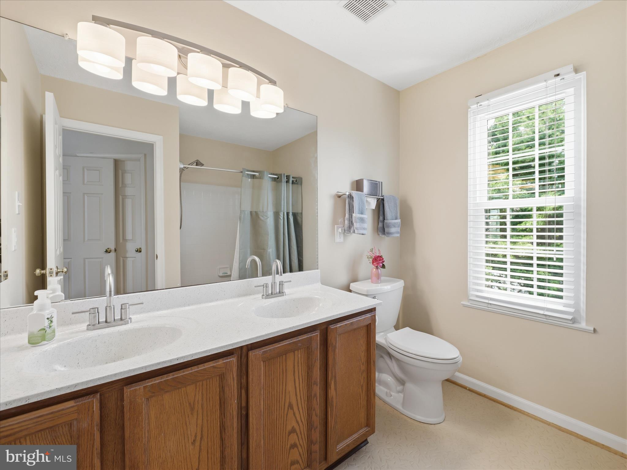 7 Coldstream Court Boonsboro, MD 21713 - Photo 25 of 43 a bathroom with a sink a toilet and a mirror