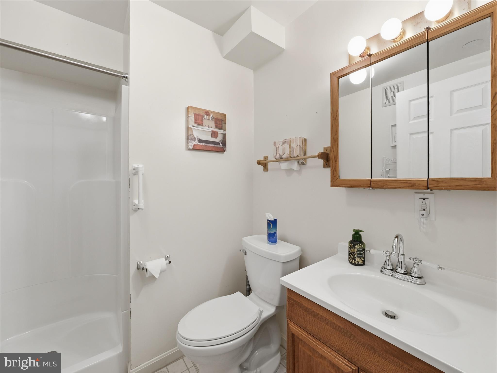 7 Coldstream Court Boonsboro, MD 21713 - Photo 35 of 43 a bathroom with a sink mirror and toilet