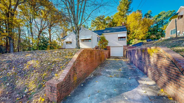 a view of a house with a swimming pool