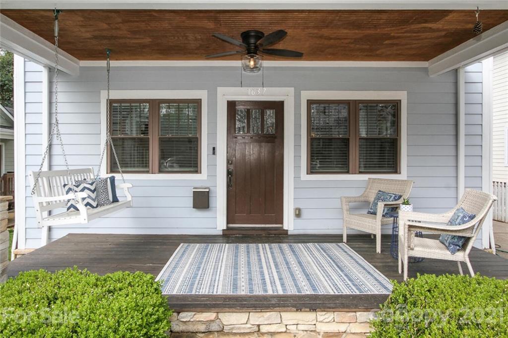 1637 Club Road Charlotte, NC 28205 - Photo 2 of 28 a front view of a house with a yard