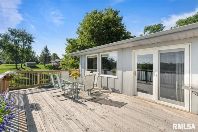 a view of balcony with deck and outdoor space