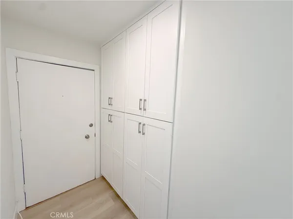 a view of a closet area