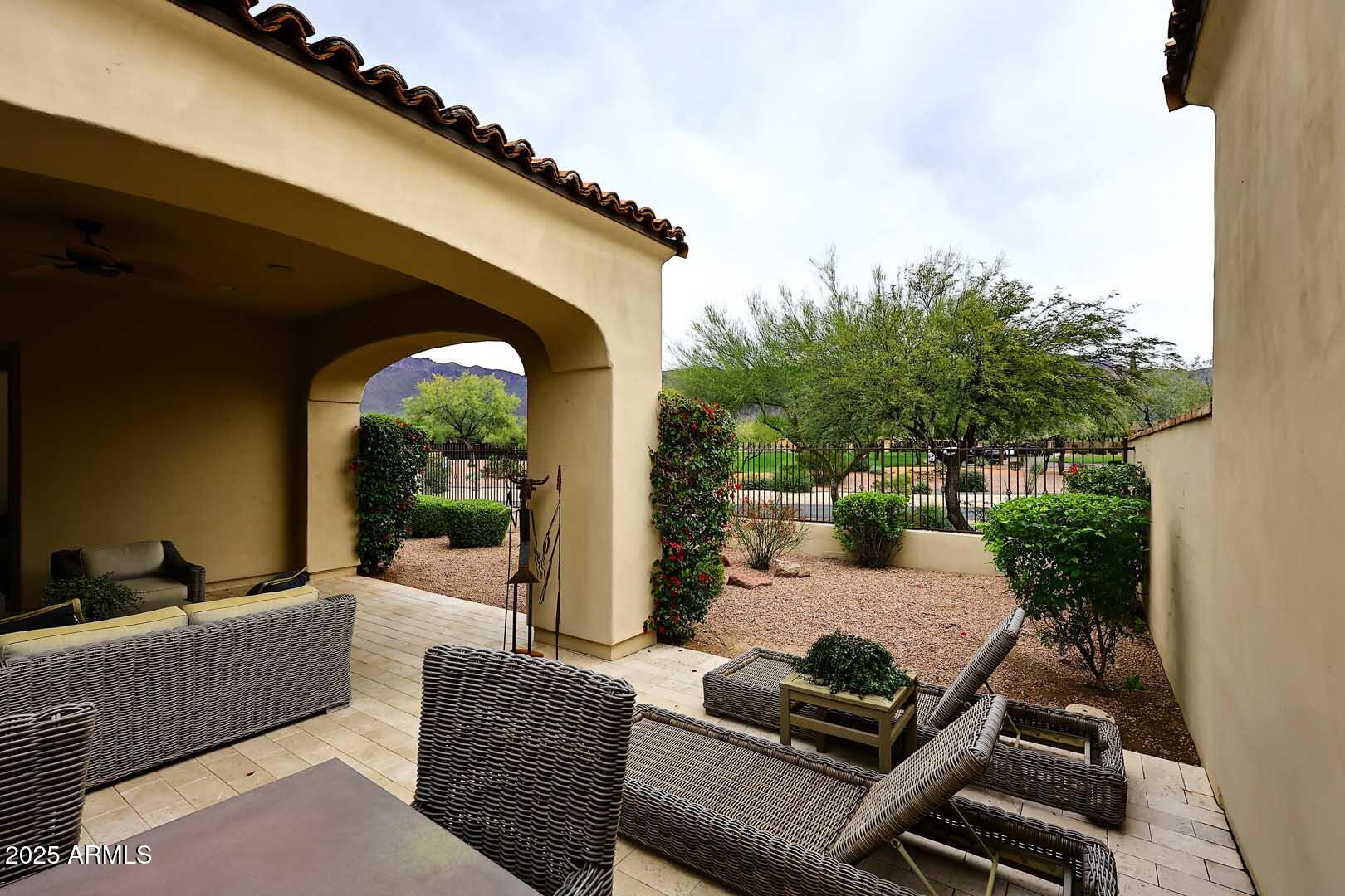 2979 South Lookout Ridge Gold Canyon, AZ 85118 - Photo 33 of 51 a outdoor living space with furniture