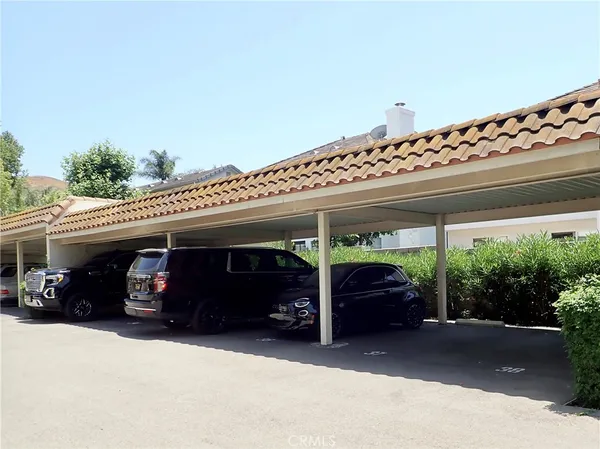 a view of a car garage