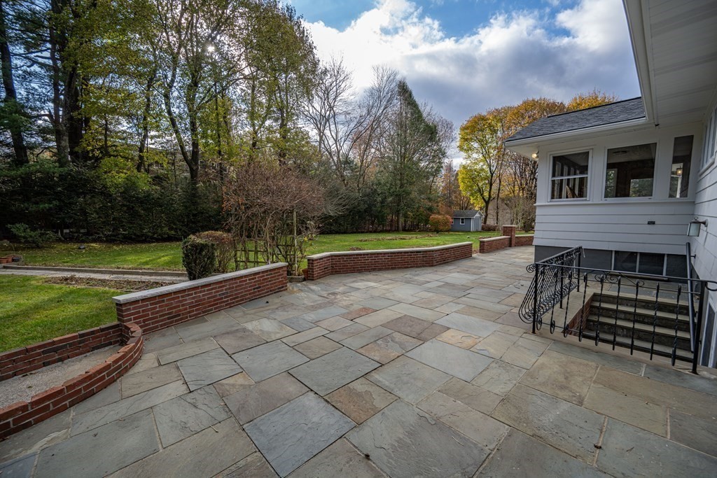 107 Boston Post Road Wayland, MA 01778 - Photo 8 of 42 a view of a terrace with sitting area