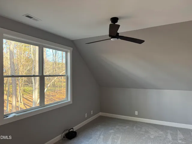 a window in an empty room