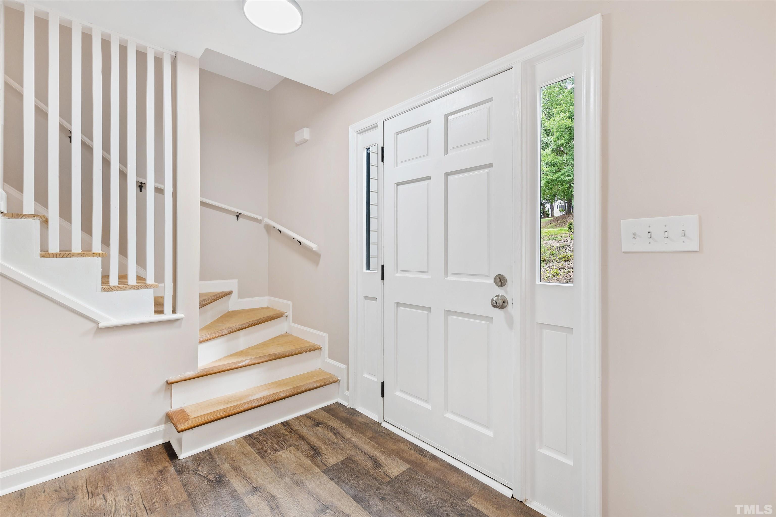 5920 Dunbarton Way Raleigh, NC 27613 - Photo 17 of 49 a view of entryway with stairs