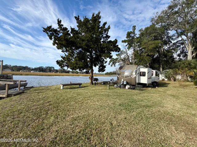 a house with trees in front of it