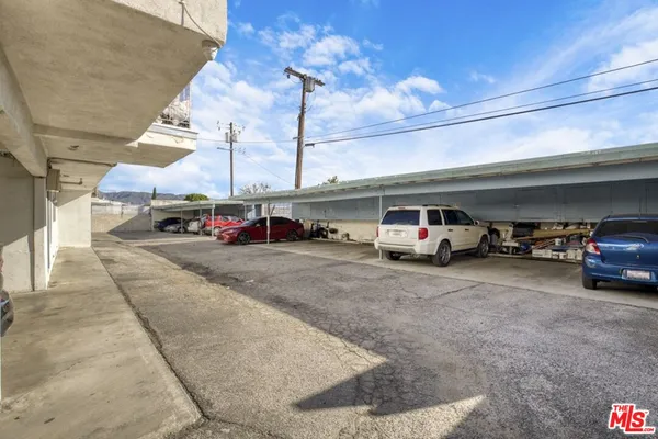 a car parked in the parking