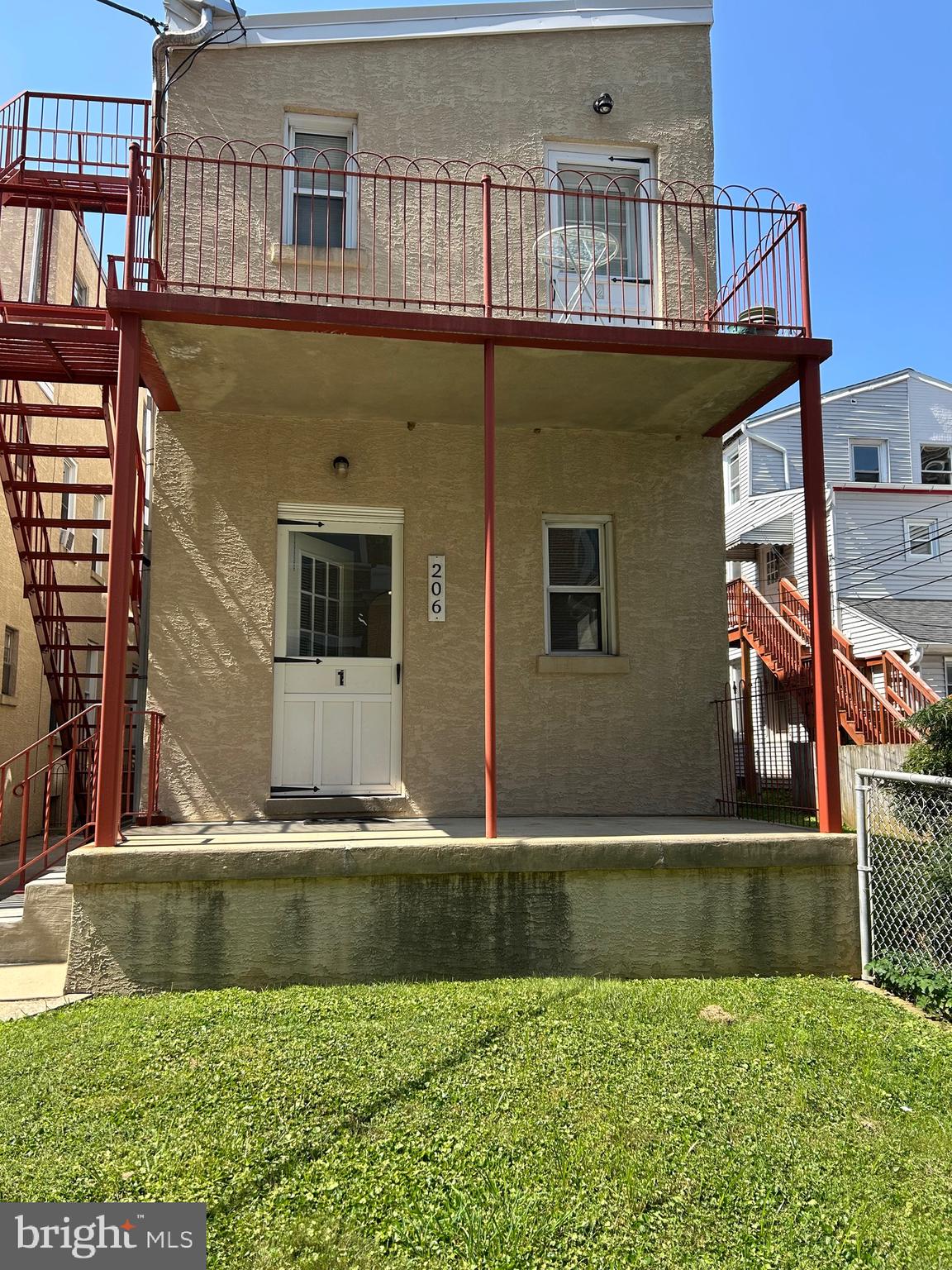 206 West Gay Street, Unit 1 West Chester, PA 19380 - Photo 13 of 14 a front view of house with yard