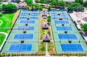 a aerial view of a yard