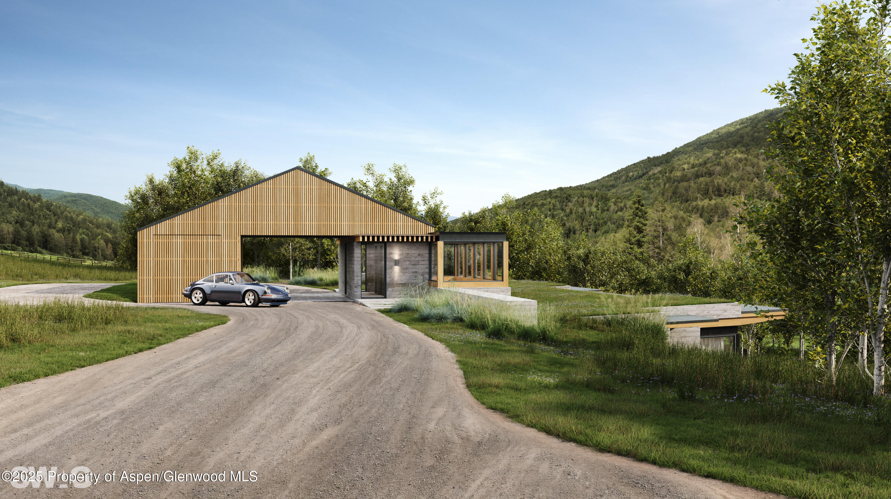 6458 Snowmass Creek Road Snowmass, CO 81654 - Photo 102 of 114 a front view of house with yard and green space