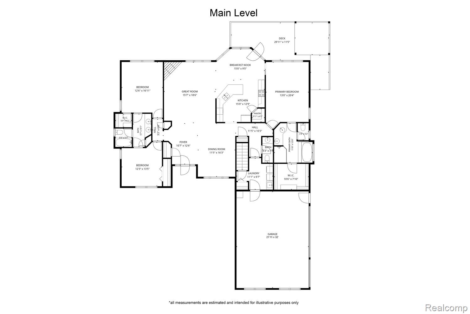 1131 Thorn Ridge Drive Howell, MI 48843 - Photo 46 of 47 51_2nd_floor_1131_thorn_ridge_drive_howell_with_dim (1)_mls.jpg