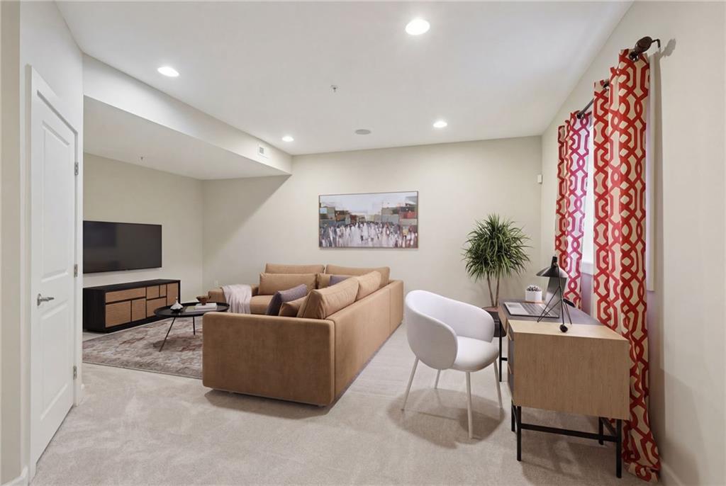 228 Venango Trail Mars, PA 16046 - Photo 23 of 41 a living room with furniture and a flat screen tv