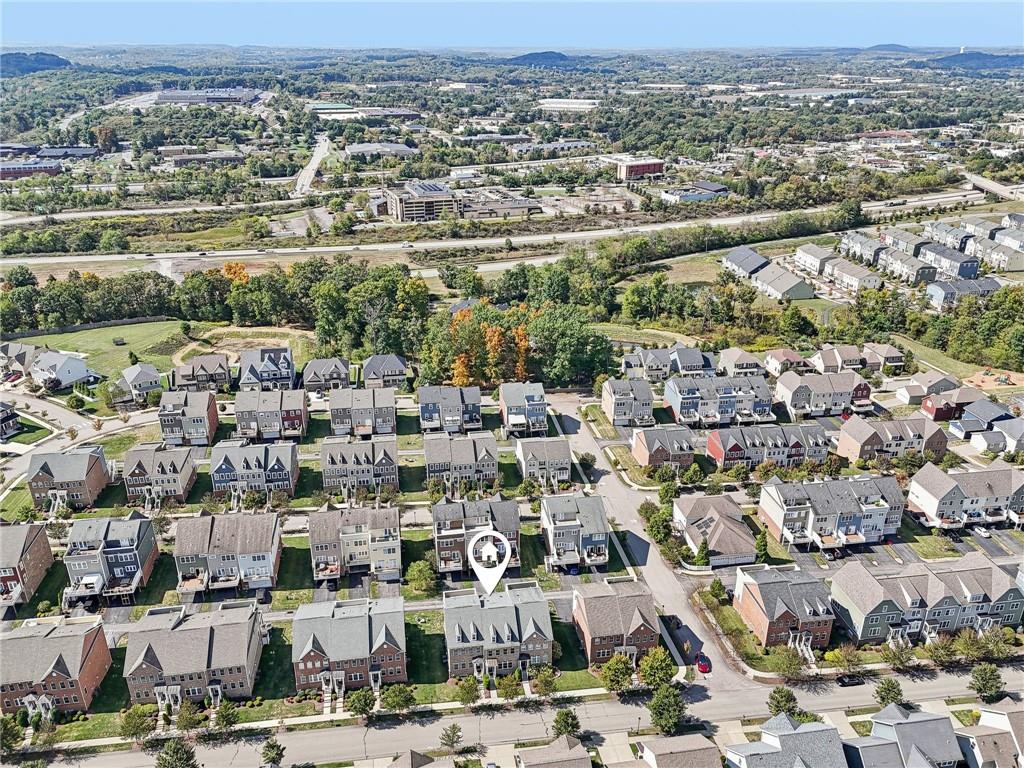 228 Venango Trail Mars, PA 16046 - Photo 31 of 41 an aerial view of a city with lots of residential buildings