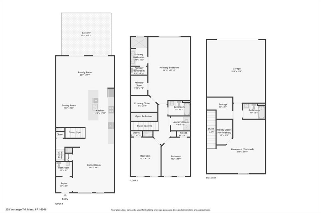 228 Venango Trail Mars, PA 16046 - Photo 41 of 41 a picture of a floor plan