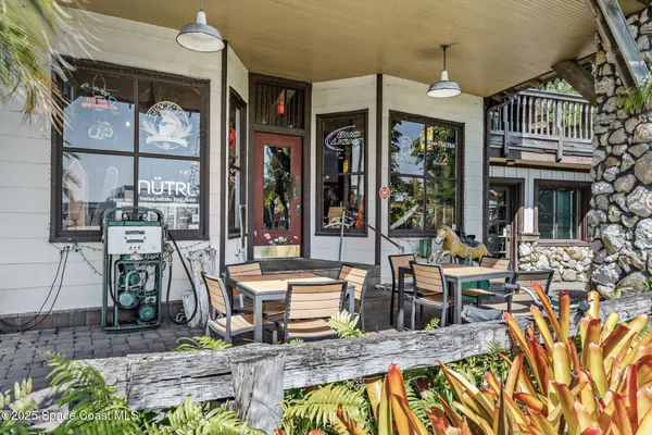 a front view of a building