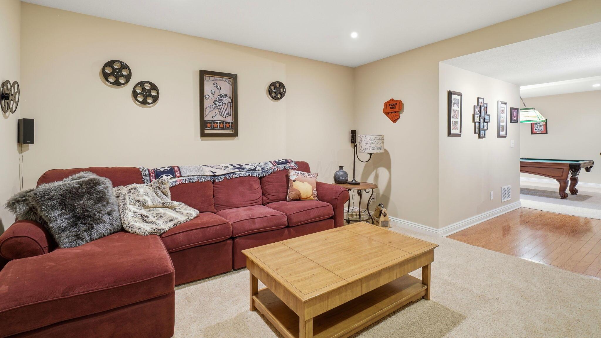 9966 Center Village Road Galena, OH 43021 - Photo 40 of 69 Basement Family Room