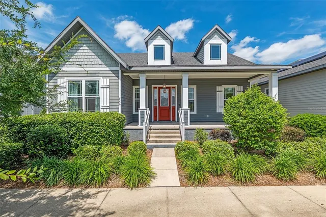 front view of house with a yard