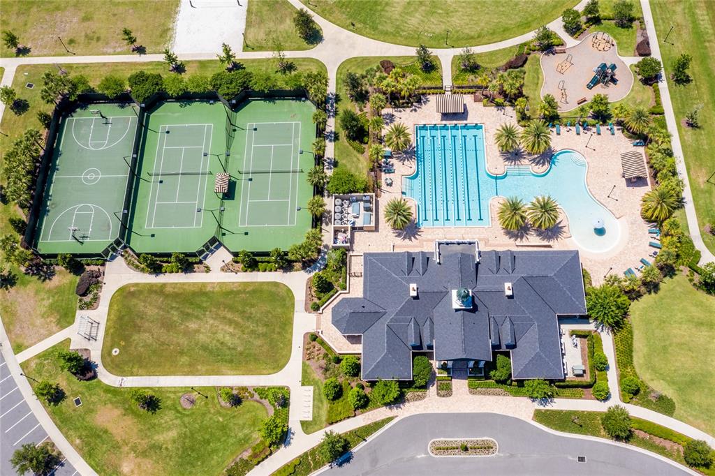 2556 Southwest 118th Terrace Gainesville, FL 32608 - Photo 58 of 72 an aerial view of a house with a swimming pool