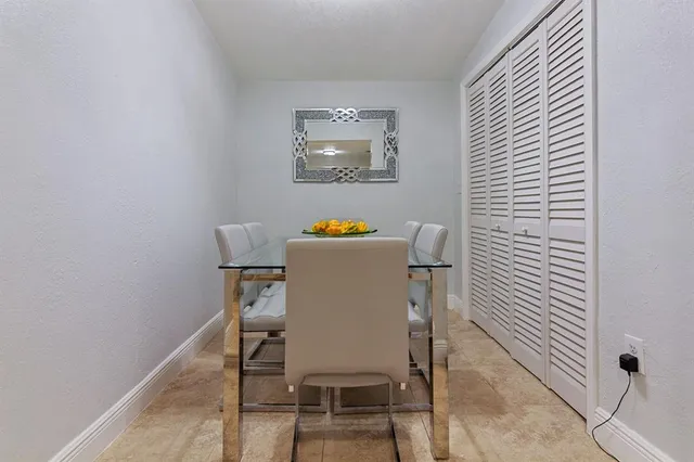 a workspace with furniture and wooden floor