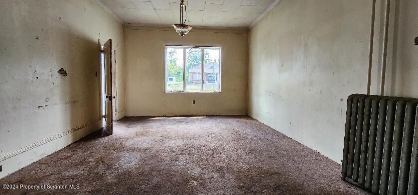 533 Main Street Gouldsboro, PA 18424 - Photo 2 of 13 an empty room with windows and refrigerator