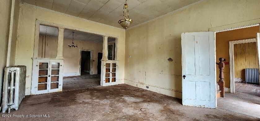 533 Main Street Gouldsboro, PA 18424 - Photo 3 of 13 a view of a hallway with wooden shelves