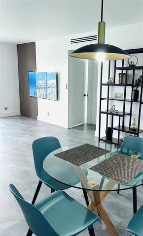 a view of a closet area