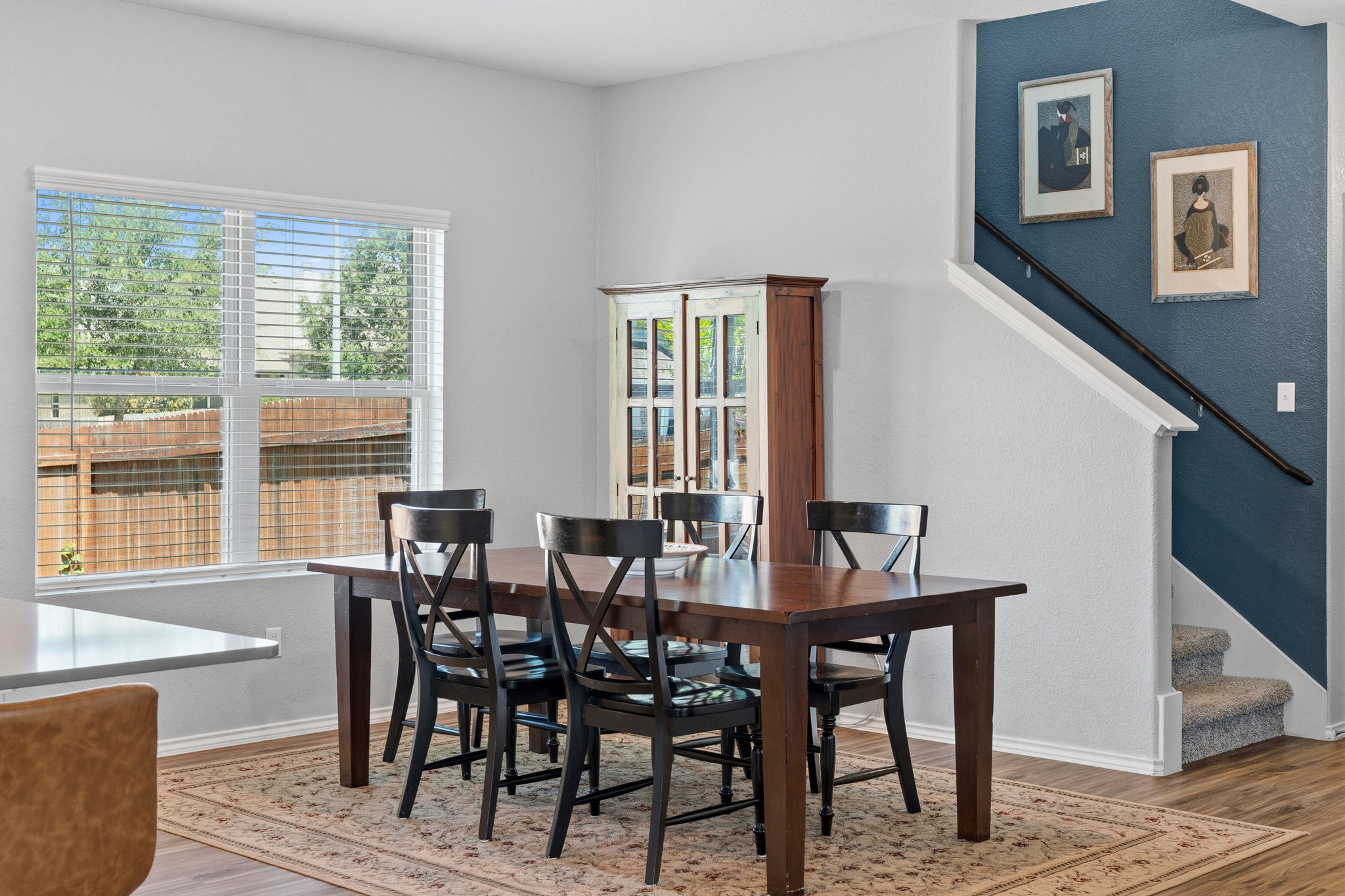 3101 Fresh Spring Road Pflugerville, TX 78660 - Photo 19 of 39 Dining area featuring views of the spacious, fenced side yard.
