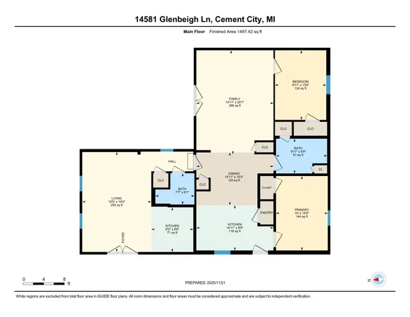 $239,900 | 14581 Glenbeigh Lane, Cement City, MI 49233