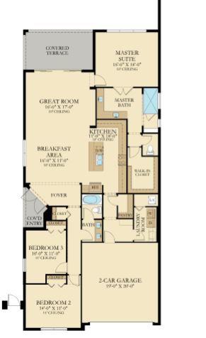 4757 Saddle Ranch Road, Unit 213 Lake Worth, FL 33467 - Photo 6 of 6 Aragon Floor plan