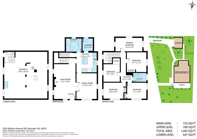$1,995 | 2502 Alberta Avenue Southwest, Roanoke, VA 24015