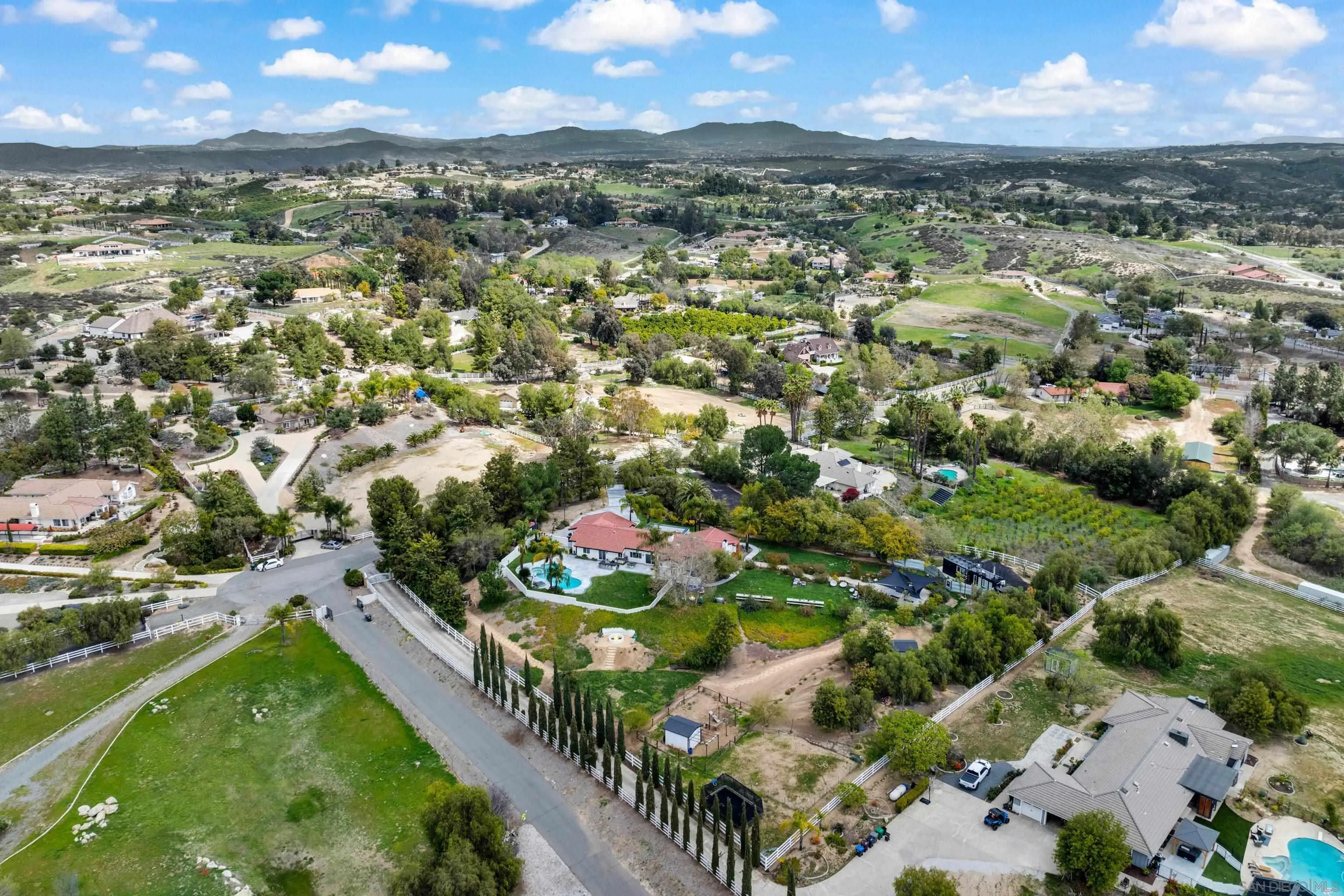 37389 Ave Chapala Temecula, CA 92592 - Photo 36 of 68 an aerial view of residential houses with outdoor space and trees