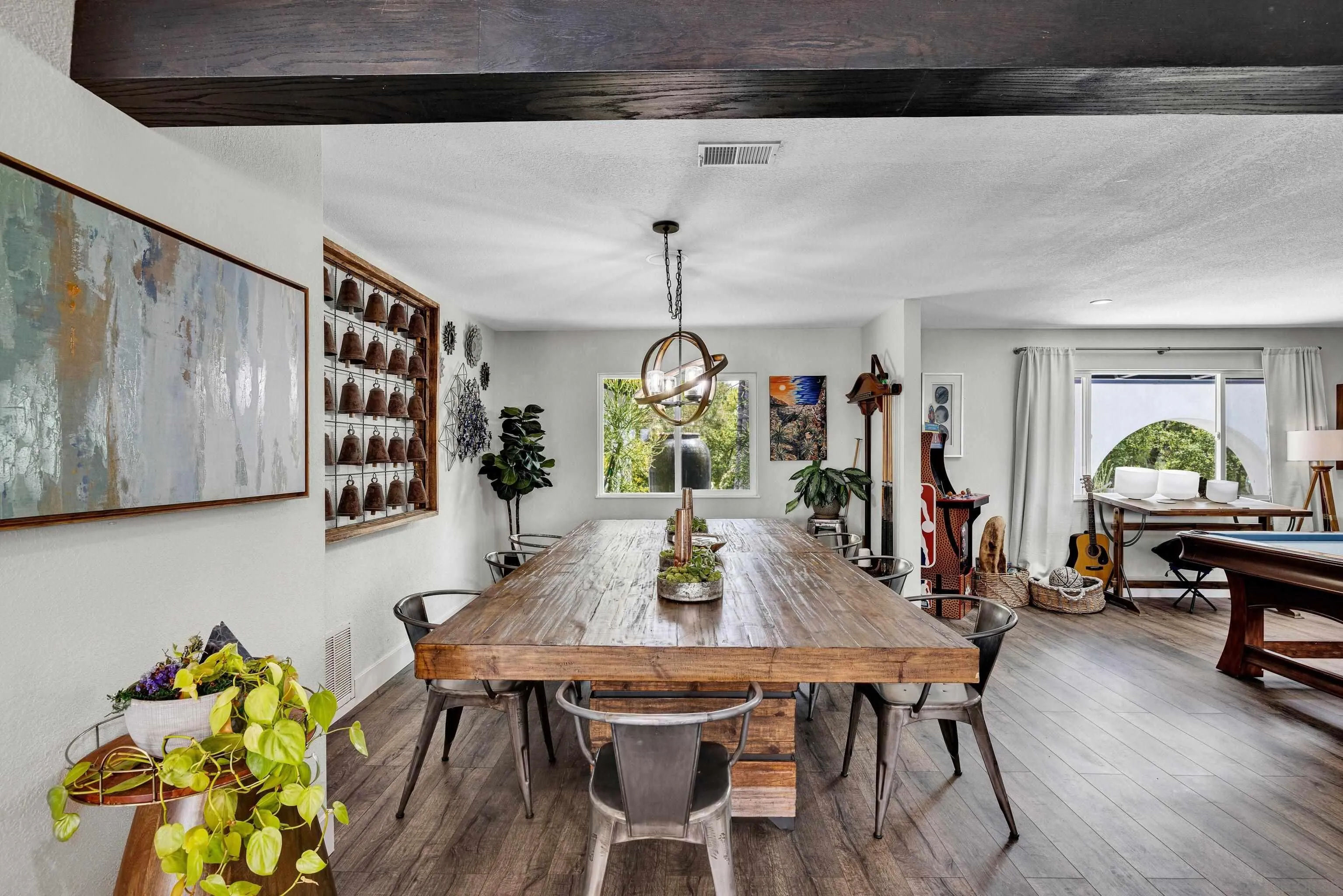 37389 Ave Chapala Temecula, CA 92592 - Photo 6 of 68 a view of a dining room with furniture window and wooden floor
