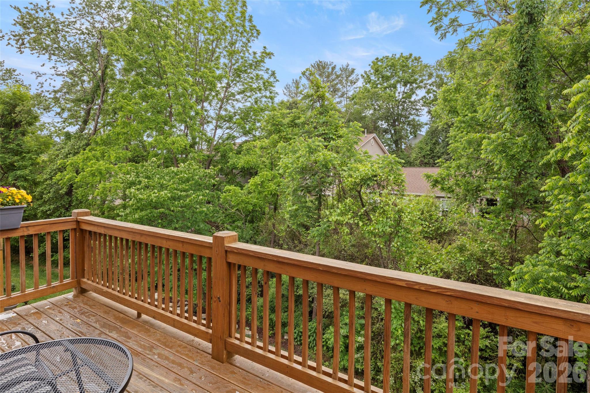 52 Wheeler Road Weaverville, NC 28787 - Photo 18 of 21 a view of balcony with wooden floor